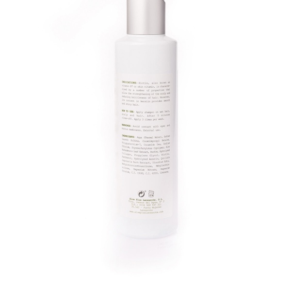 SHAMPOO RIVITALIZZANTE CON BIOTINA E CHERATINA ALOE VERA200ml - 2